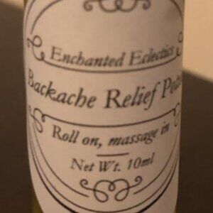 Backache Pain Relief Oil Blend Roller *Fast Pain Relief Massage Oil * ORGANIC *